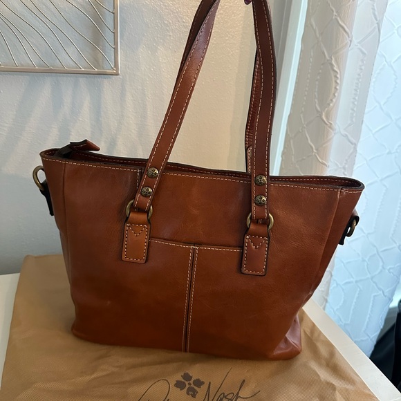 Patricia Nash Brown Leather Tote - Picture 3 of 9